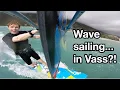 Wave windsurfing in Vass