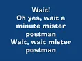 Mrs Postman The Beatles lyrics