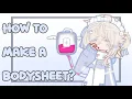 how to make a gacha tutorial gacha oc bodysheet guide