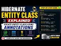 Hibernate Entity Class Explained Create Entity Class Using Annotations Hibernate Tutorial