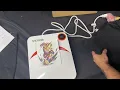 Review and How to use VEVOR Portable Heat Press Machine T- Vinyl Projects