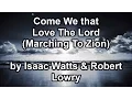 Download Lagu We're Marching To Zion - Hymn (Lyrics)