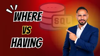 WHERE vs HAVING in SQL Simple Explanation with Real Examples