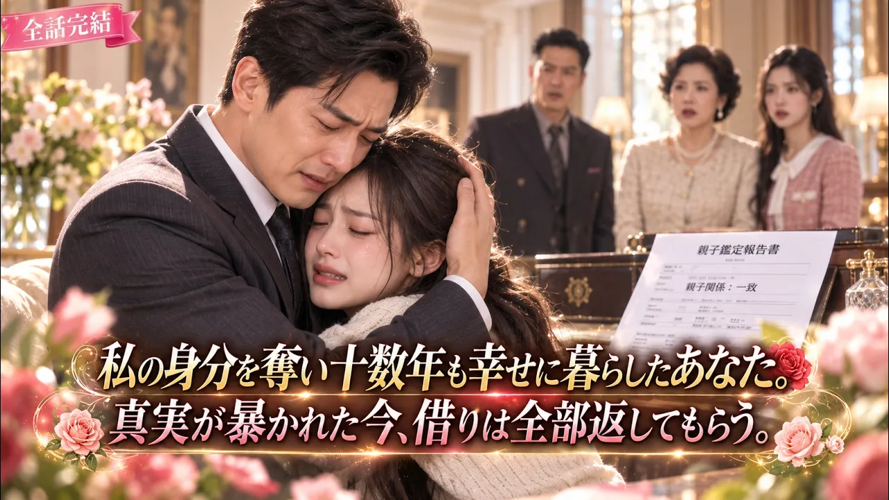私の身分を奪い十数年も幸せに暮らしたあなた。真実が暴かれた今、借りは全部返してもらう。 日本語字幕 無料全話