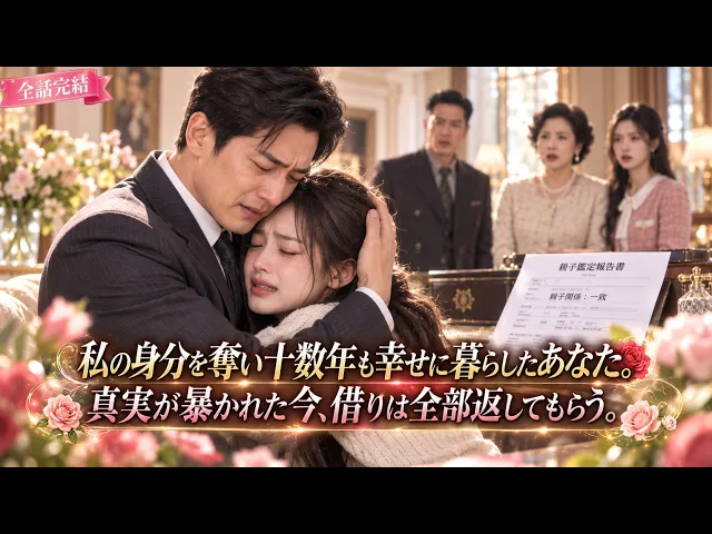 私の身分を奪い十数年も幸せに暮らしたあなた。真実が暴かれた今、借りは全部返してもらう。 日本語字幕 無料全話