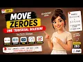Move Zeroes LeetCode 283 Java Telugu DSA Kickstart Day 1