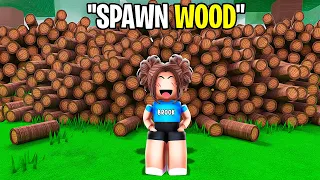 Using ADMIN For INFINITE Resources In 99 Nights In The Forest 