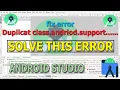How to solve classes Not Solved in Studio