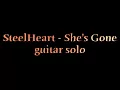 she's gone guitar solo backing track