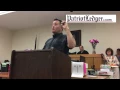 Dropkick Murphys founding member and Milton native Ken Casey speaks at the Quincy Drug Court 2017