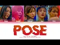 Red Velvet Pose Lyrics (레드벨벳 Pose 가사) (Color Coded Lyrics Eng/Rom/Han)