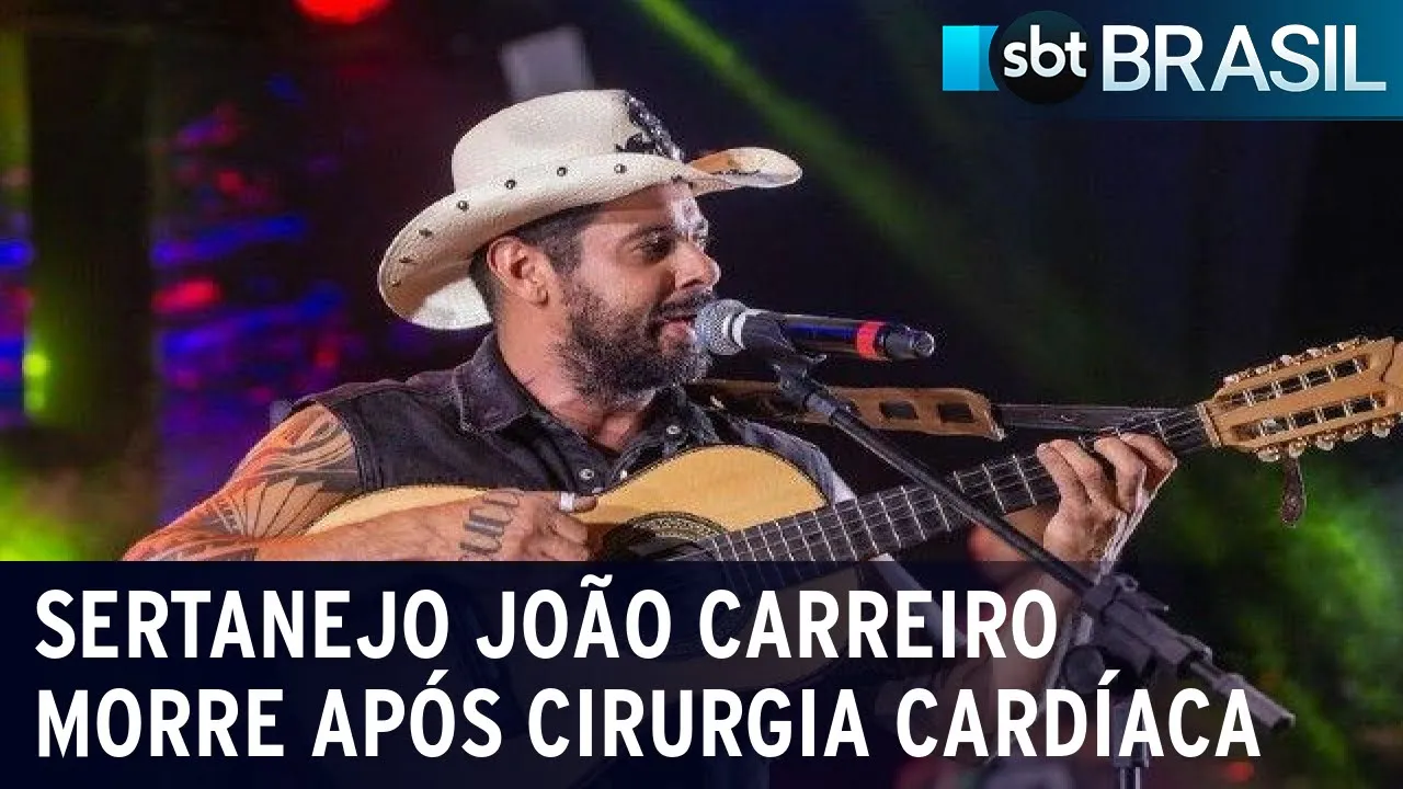Sertanejo João Carreiro morre após cirurgia cardíaca | SBT Brasil (04/01/24)