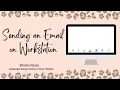 Sending an Email on Workstation