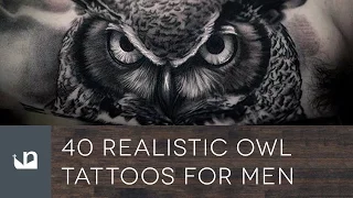 40 Realistic Owl Tattoos For Men