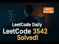 Leetcode 3542 Minimum Operations To Convert All Elements To Zero