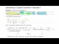 Symbolizing a Complex Statement--Example 2