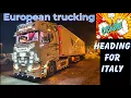 Lagu Crash on the way to Italy - Long distance European Trucking 