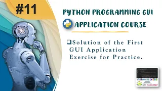 Solution Of the Exercise 1 Create your First GUI Application in Python