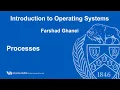 Intro to OS - Processes