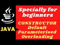 Constructor Default Parameter Constructor Overloading In Java