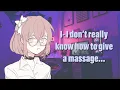 your shy gf gives you a massage while you game teasing listener F4A wholesome girlfriend asmr