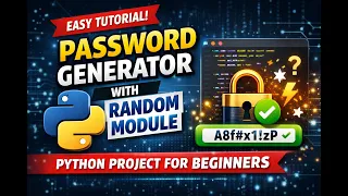 Python Password Generator Using Random Module Simple Python Project for Beginners