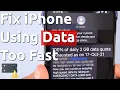 iPhone Using TOO MUCH Cellular Data Let s Fix It