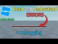 How to Read and Understand Errors in Roblox Studio