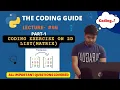 Coding Exercise On 2D List In Python Matrix Transpose Python Tutorials For Beginners