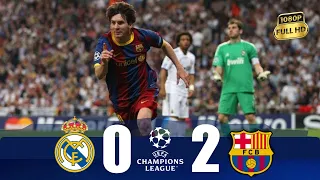 real madrid 0 2 barcelona ucl semi final 2011 extended highlights