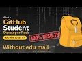 GitHub student developer pack without edu trick