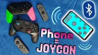 USE YOUR PHONE AS A JOYCON Joycon Droid