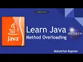 Learn Java - Method Overloading