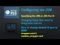 wrapper conf Configure the JVM Change Heap size in webmethods Change Integration Server port