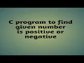C program to find given number is even or odd