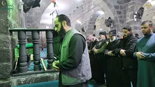 صلاة التراويح من المسجد العمري الكبير في درعا بصوت القارئ  حامد أبازيد  مدير أوقاف  دندنها