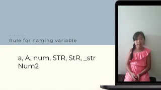 Python for Kids - Variable
