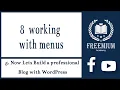 8 working with menus