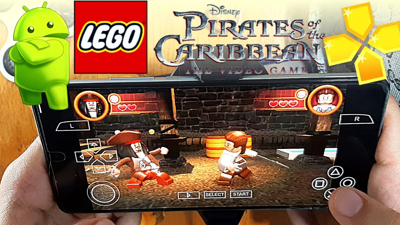 Lego Pirates of the Caribbean: The Video Game Android - PSP Emulator PPSSPP - Gameplay 2022