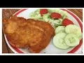Crispy breaded chicken breast