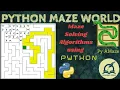 Maze Generation and Solving with Turtle Graphics Explore Labyrinths and Algorithmic Challenges