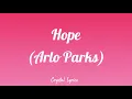 Arlo Parks - Hope (lyrics)