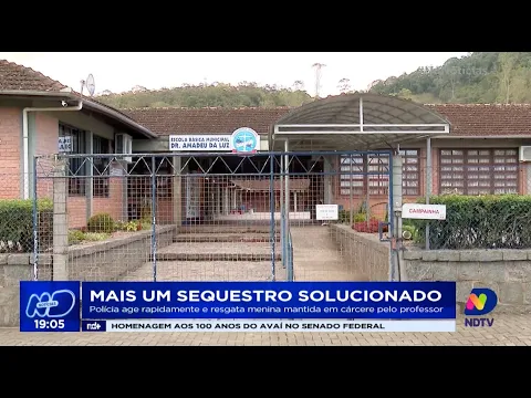 Sequestro solucionado: polícia age rapidamente e resgata menina mantida em cárcere pelo professor