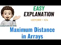 Maximum Distance in Arrays Leetcode 624 codestorywithMIK