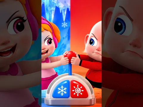 Hot vs Cold Song | Best Funny Nursery Rhymes For Kids  #Shorts