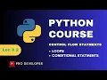 Control Flow Statements in Python If-Else Loops and More Pro Developer