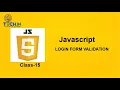 JavaScript tutorials login Form Validation in hindi