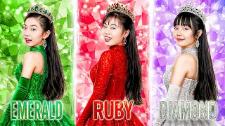 Poor Emerald Vs Rich Ruby Vs Giga Rich Diamond At The Ball! Who Will Win?