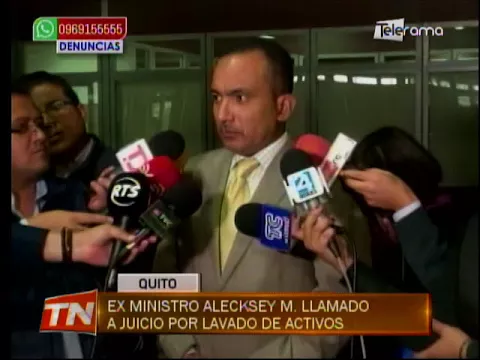 Ex Ministro Alecksey M. llamado a juicio por lavado de activos