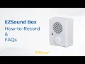EZSound Box Voice Recorder for Stuffed Animals How to Record and FAQs
